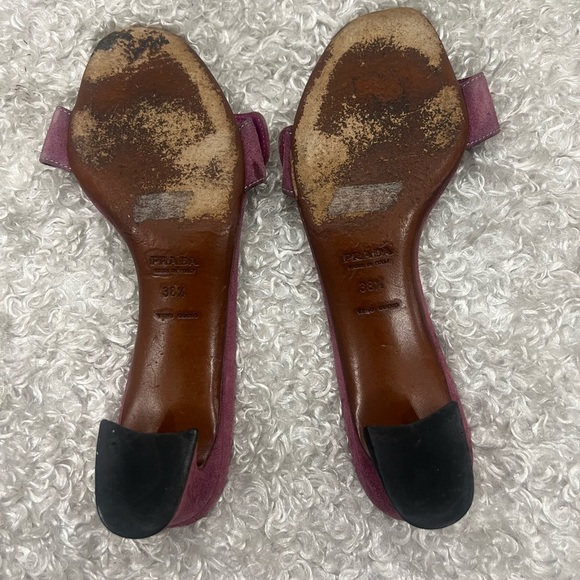 Prada Heels Block women’s Clogs Sandals - Picture 6 of 10